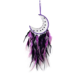 purple boho dream catcher